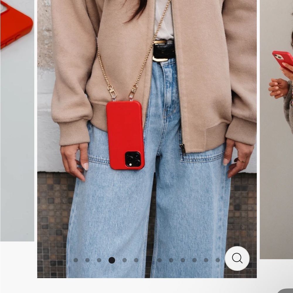 The Caep Poppy Red MagSafe Case Smartphone Accessory
